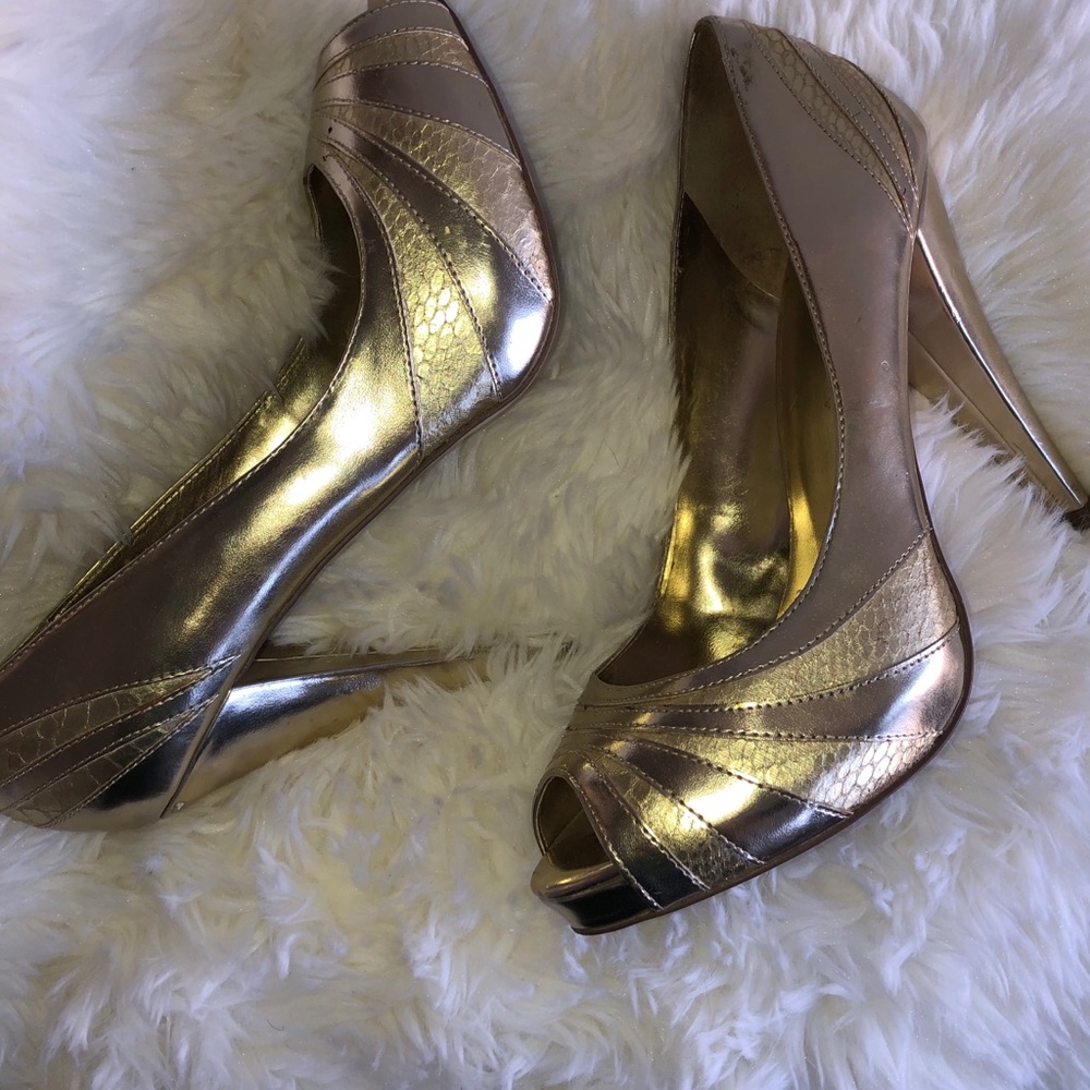 Aldo Gold Stilettos